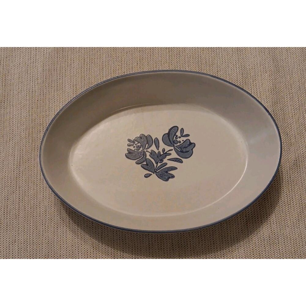 Pfaltzgraff Yorktowne 10” Oval Serving Bowl Baker Dish 241 Vintage Castle USA